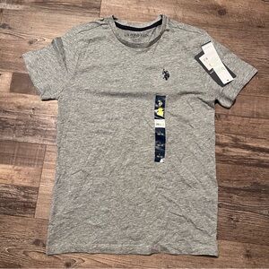U.S. Polo Assn. Heather Gray Boys Tee